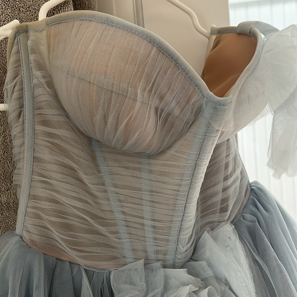 Milla One Shoulder Midi Tulle Dress - Picture 13 of 13